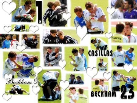 casillas et beckhame